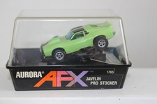Carro caça-níqueis Aurora AFX #1765 Javelin Pro Stocker verde limão com cubo HO, usado comprar usado  Enviando para Brazil