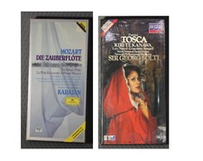 Mozart Karajan The Magic Flute & Puccini Solti Tosca  2x Box set w/5 cassettes na sprzedaż  PL