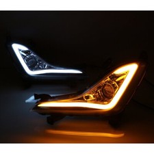 Para Hyundai Elantra 2014 2015 DRL luz de circulação diurna LED neblina lâmpada de dia virar comprar usado Para Hyundai Elantra 2014 2015 DRL luz de circulação diurna LED neblina lâmpada de dia virar comprar usado  Enviando para Brazil