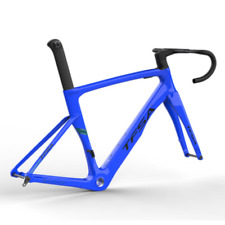 Conjunto de quadros de bicicleta 700C quebra-vento fibra de carbono quadro fiação interna aerodinâmica comprar usado  Enviando para Brazil