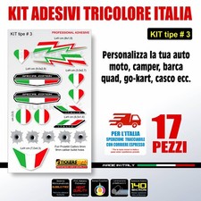 Kit adesivi tricolore usato  Pineto