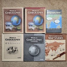Abeka 9th Grade World Geography, Current 2nd Edition, 6 Books, usado comprar usado  Enviando para Brazil