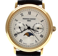 ▶️[N Estado perfeito] Frederique Constant GENEVE Moonphase cronógrafo masculino do Japão #200 comprar usado  Enviando para Brazil
