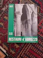 Restauri abruzzo mario usato  Roma