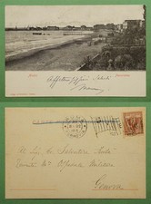 DR WHO 1902 ITÁLIA ANZIO CARTÃO POSTAL BANDEIRA DE ROMA CANCELAR PARA GENOA w22060 comprar usado DR WHO 1902 ITÁLIA ANZIO CARTÃO POSTAL BANDEIRA DE ROMA CANCELAR PARA GENOA w22060 comprar usado  Enviando para Brazil