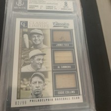 Usado, 2014 Panini Classics Classic Lineups Simmons/Collins/Fox Beckett comprar usado  Enviando para Brazil