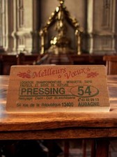 Vintage pressing wooden d'occasion  Expédié en Belgium