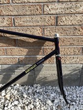 Bicicleta de pista Samson Elaborate roxa escura Keirin Campagnolo NJS Japão 1984 54x54, usado comprar usado  Enviando para Brazil