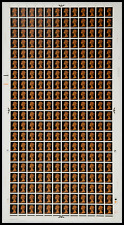 Machin full sheet for sale  NORTHAMPTON