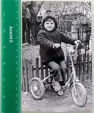 1981 URSS Triciclo Infantil Brinquedos Bicicleta Foto Vintage comprar usado  Enviando para Brazil