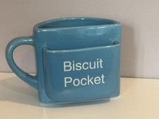 Blue ceramic biscuit for sale  EPSOM