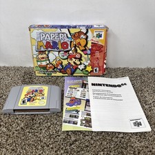 Paper Mario (N64, 2001), Autêntico, Testado, Cartucho e Caixa, Manual Ausente! comprar usado  Enviando para Brazil