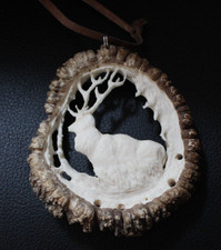 Hirschhornrose fein geschnitzt gebraucht kaufen Hirschhornrose fein geschnitzt gebraucht kaufen  Geisenheim