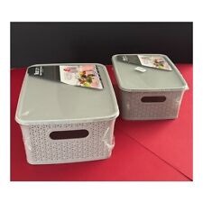 Plastic storage boxes for sale  UK