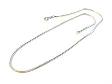 Bijou argent 925 collier snake fermoir mousqueton necklace comprar usado  Enviando para Brazil