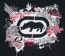 Usado, Camiseta Vintage Ecko Unltd Masculina Grande Y2K Skatista Grunge Streetwear Preta comprar usado  Enviando para Brazil