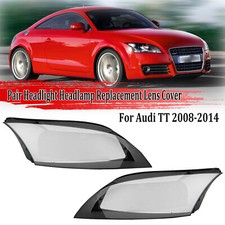 Tampa da lente do farol dianteiro esquerdo+direito para Audi TT 2008-2014 comprar usado  Enviando para Brazil