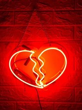 Broken heart acrylic for sale  USA