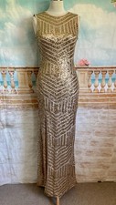 Evening dress gold for sale  BRISTOL