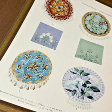 Planches lithographies broderi d'occasion  Strasbourg-