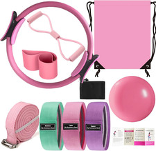 Kit de Pilates Essentials para Mulheres - Melhor Kit de Yoga Pilates para Treinos em Casa sagacidade comprar usado  Enviando para Brazil