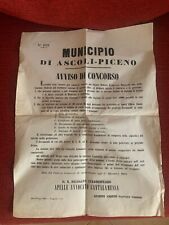 Stampa concorso ascoli usato  Roma
