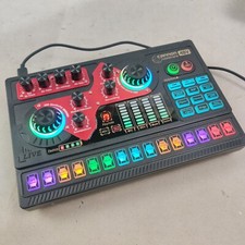 Placa de som Bluetooth ao vivo, estúdio de produção de podcast externo X5 Bluetooth comprar usado  Enviando para Brazil