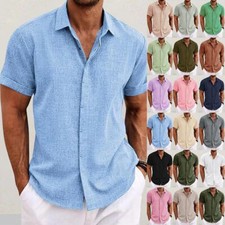 Herren leinenhemd kurzarm gebraucht kaufen  Obertshausen