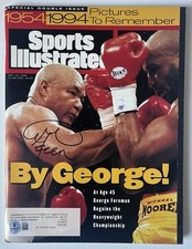 Revista Sports Illustrated 1994 autografada assinada por George Foreman - Beckett BAS comprar usado  Enviando para Brazil