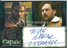 Cartão de autógrafo Grimm temporada 2 SMA Silas Weir Mitchell como Monroe, usado comprar usado  Enviando para Brazil