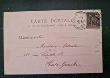 Lettre sage obliteration d'occasion  Fenouillet