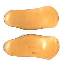 Palmilha masculina Dr Scholls Flexo couro vintage inserções ortopédicas espuma curta 10-11+ bronzeada comprar usado  Enviando para Brazil