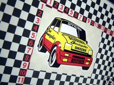 Belo adesivo para um Renault 5 GT Turbo comprar usado  Enviando para Brazil