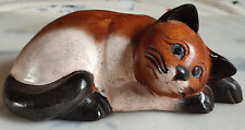 Gatto sdraiato statuetta usato  Milano