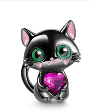 Schwarze katze charm gebraucht kaufen  Neustrelitz