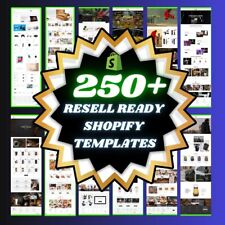250 shopify templates for sale  USA
