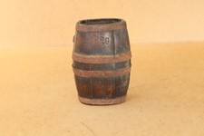Barril antigo primitivo de madeira barril garrafa de água cantina 19º., usado comprar usado  Enviando para Brazil