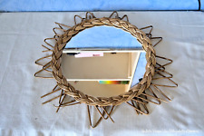 Miroir soleil rotin d'occasion  Beuzeville