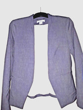 Jacket grey.lined buttonless for sale  MANCHESTER