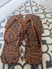 Havaianas size leopard for sale  BOLTON