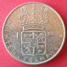 Schweden krone 1968 gebraucht kaufen  Berlin