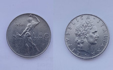 50 lire 1958 usato 50 lire 1958 usato Italia