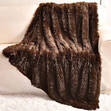 Brown faux fur for sale  Plainwell