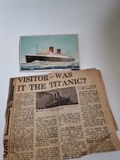Titanic cunard white for sale Titanic cunard white for sale  PRESTON