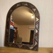 Miroir arrondi artisanal d'occasion  Troyes