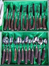 Hirschhornbesteck thello winge gebraucht kaufen  Dachsberg (Südschwarzwald)