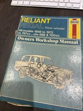 Reliant regal three for sale  DONCASTER