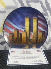 Twin towers plate for sale  Arlington