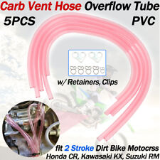 Kit de tubo de transbordamento de mangueira de ventilação de carburador para bicicleta de motocross CR RM KX 2 tempos comprar usado  Enviando para Brazil