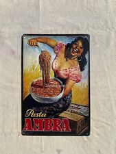 Insegna metallo pasta usato  Settingiano